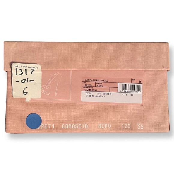 Miu Miu Camoscio Open Toe Heel - Picture 6 of 6